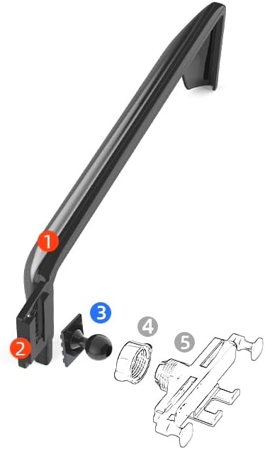 Car Phone Holder for 2015-2019 Mercedes GLA X156 CLA C117 W117, Phone Stand for 8-inch Navigation Screen