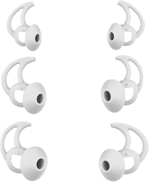 Silicone Earbud Tips, Replacement Compatible with Bose QuietComfort I and Sport Earbuds, 3 Pairs