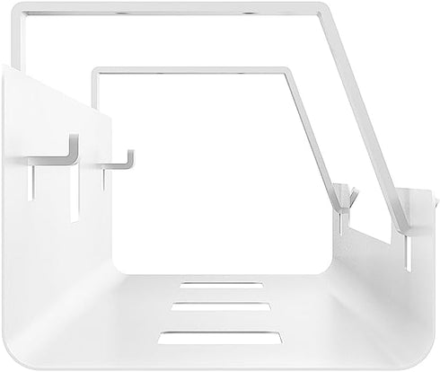 POUT Universal Wide Under Desk Cable Management Tray Organizer - 23.6 x 5.3 inch for Wire/Cable Management, Sturdy