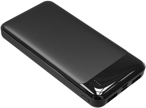 10000 mAh Dual USB Portable Ultra Slim Fast Charging Power Bank for Mobile Phones, Compatible with Android/iOS