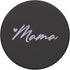 Light Pastel Purple Gray Heart Mama PopSockets Standard PopGrip