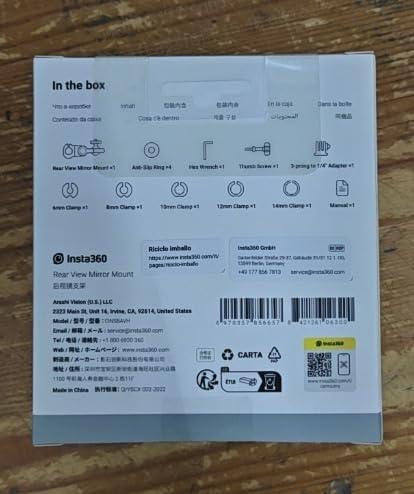 Insta360 Rear View Mirror Mount