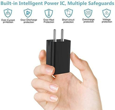 Fast Wall Charger & 5ft USB Type C Cable for TCL Flip Pro, Cricket Influence Icon 2/3, Ovation 2, ATT Calypso 2, Sonim