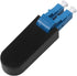 LC/UPC Fiber Optic Loopback Adapter, 9/125 Singlemode Test Adapter Connector, 8 Pack for Optical Cable Testing