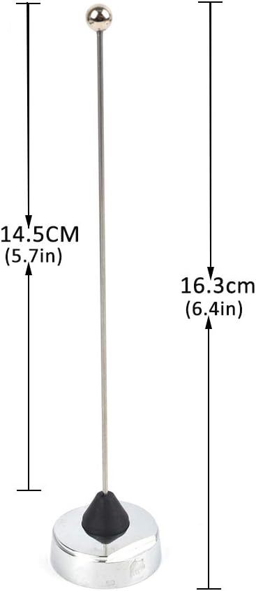 HYS 70cm 1/4 400-470Mhz 13'/About 4m RG-58 Antenna UHF Wave NMO Antenna with Stainless Steel L-Bracket Hole & Coax