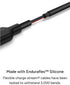 mophie Charge Stream USB-C to Lightning 1m/3ft Silicone Cable, Enduraflex Reinforced, 30W Fast Charging, Ultra-Durable