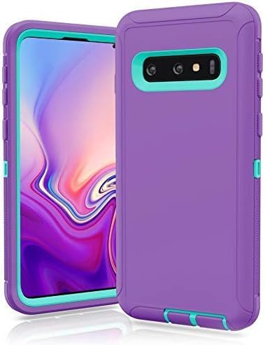 Galaxy S10 Defender Case, Protective Shockproof Hybrid Dual Layer Design Hard Cover