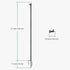 Holicfun 2-in-1 Ground Stake Mount Stand for Outdoor Security Cameras, Universally Compatible with Ring, Blink, More