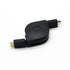 JCNio 2.0 1.5m/5ft 4K Retractable HDMI Cable Length Resolution, Black
