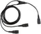 VoiceJoy Quick Disconnect Y Training Cord for Jabra GN Headsets, Ideal for Coaching and Supervising