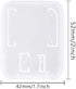 SteelFever (10 Clear Plastic Memory Card Case Compatible with SD SDHC SDXC Micro SD T-Flash Card PCS)