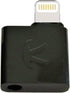 iAudioL (Black) 24-bit Tiny Rigid Adapter for Lightning to 3.5mm Headphone Jack, iPhone/iPad/iPod Touch iOS 10+.