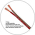 InstallGear 12 Gauge Wire AWG Speaker Wire, 100ft - Red/Black, Speaker Cable for Car Speakers Stereos, Home Theater