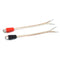 2-Pack RCA Female to Speaker Wire Adapter Cable, 5.5-inch/14cm - Black/Red, Audio Video Conversion