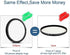 20 Pieces Metal Step-Up & Step Down Adapter Rings Kit for DSLR Camera Lens Filters