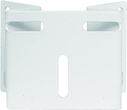 Small Size External Wall Corner Mounting Bracket for PTZ Camera, 90 Degree Vertical Wall Angle Support (White - Steel)