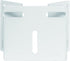 Small Size External Wall Corner Mounting Bracket for PTZ Camera, 90 Degree Vertical Wall Angle Support (White - Steel)