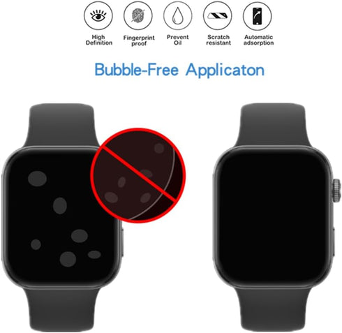 Screen Protector for FITVII HM57 Fitness Tracker, HD Full Coverage TPU Protective Film (6PCS)