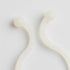 uxcell U Shape Save Place Twist Lock Cable Wire Ties, 100 Pcs Beige, 24mm Dia (Pack of 100)