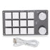 Zerodis Macro Mechanical Keyboard - One Handed 12 Key Multifunction DIY Programmable Keypad for Gaming