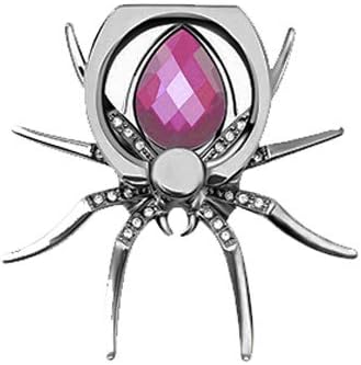 Spider Phone Ring Holder, 360 Degree Rotatable Mobile Grip for All Smartphones and Tablets, Pink