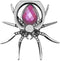 Spider Phone Ring Holder, 360 Degree Rotatable Mobile Grip for All Smartphones and Tablets, Pink