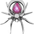 Spider Phone Ring Holder, 360 Degree Rotatable Mobile Grip for All Smartphones and Tablets, Pink