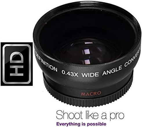 Generic R80 R82 R800 Pro Hi-Def Wide Angle Lens with Macro for Canon VIXIA HF