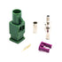RG316 RG174 RF Coaxial Cable Connector, Fakra Video Connector E Male Cable Connector for Car XM Radio GPS Telematics