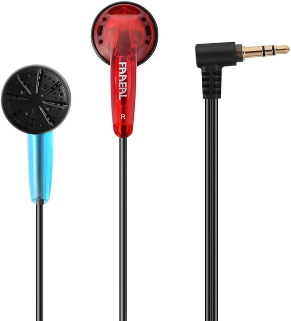 FAAEAL Iris Ancestor Earbuds: 32 Ohm Wired Headphones, Good Bass, 3.5mm, for Smartphones, PC, Tablets (Without Mic)