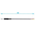 Fancasee 2 Pack Replacement 6.35mm Male Plug to Bare Wire Open End TRS 3 Pole Audio Cable for Repair