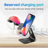 cocopar Adjustable Monitor Stand, Fully Foldable Aluminum Desk Mobile Phone Holder, Compatible for Smartphone, Portable