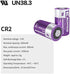 EEMB 4 Pack CR2 3V Lithium Batteries, 850mAh Non-Rechargeable, Compatible with Fujifilm Instant Camera and More