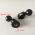 2 Pack 1/4 inch to 17mm Ball Mount Adapter, Swivel Bolt for Tripod Selfie Grip Stand, Tablet Clip Cradles (Black)