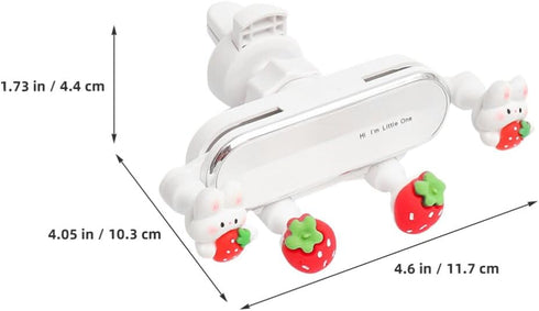Cute Phone Mount for Car - Cute Zodiac Rabbit Car Phone Holder - Bunny Phone Mount Air Vent Mobile Phone Support for