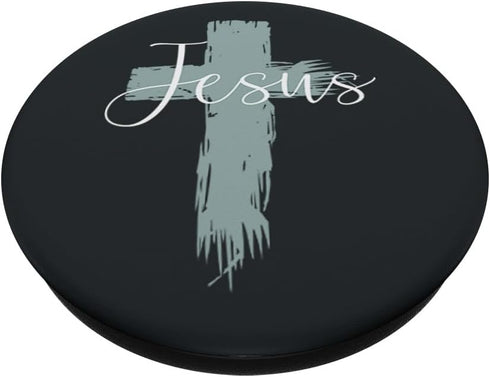 Jesus On Cross Paint Cool Religion God Faith Christian Gift PopSockets Standard PopGrip