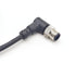 M12 5Pin Male Connector Cable, A Code Right Angle Molding Aviation Sensor Electrical PVC Cable 5Meter