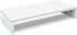TEAMIX 20 inch White Monitor Stand Riser, Wood Desktop Stand for PC/TV/Laptop/Printer,