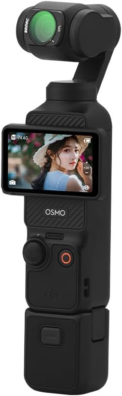 Lens Filters Compatible with DJI Osmo Pocket 3, ND Filters Set Optical Glass Aviation Aluminum Frame Kit