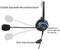 Headset Headphone with Microphone - Compatible with Avaya 9608, 9608g, 9620l, A1608-i, J139, J169, J179 IP VIOP Desktop