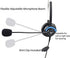 Headset Headphone with Microphone - Compatible with Avaya 9608, 9608g, 9620l, A1608-i, J139, J169, J179 IP VIOP Desktop
