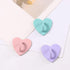 12PCS Cell Phone Finger Ring, Phone Clasps Hooks, Phone Finger Grip Heart Shaped Cell Phone Ring Holder, Adhesive Metal