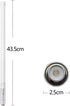 UAYESOK 144/430mhz 17 inches SO239 Dual Band Fiberglass Radio Antenna, UHF VHF Base Antenna, Connector for Base Station