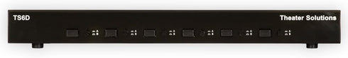 Theater Solutions TS6D Six Zone Dual Input Speaker Selector Box - 6 Pair Speaker Switcher
