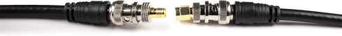 Gold SMA Female to BNC Female Adapter, 4 Pack Coupler, Male to Female Coaxial Connector for RF, SDI, HD-SDI