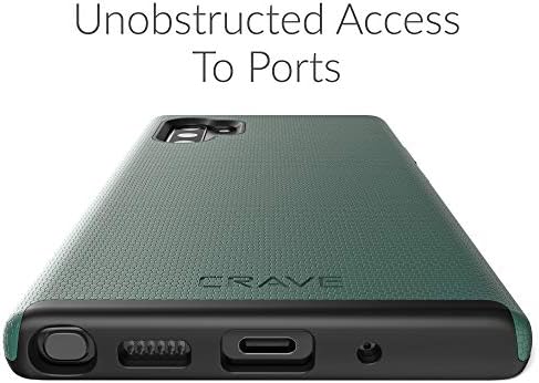 Crave Note 10+ Case - Forest Green - Dual Guard Protection Series Case for Samsung Galaxy Note 10 Plus