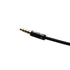 REXUS Black 3.5mm Y Splitter Stereo Audio Cable, 4-Pole Male to 2 Female for Headphone, Compatible with Mobile Phone