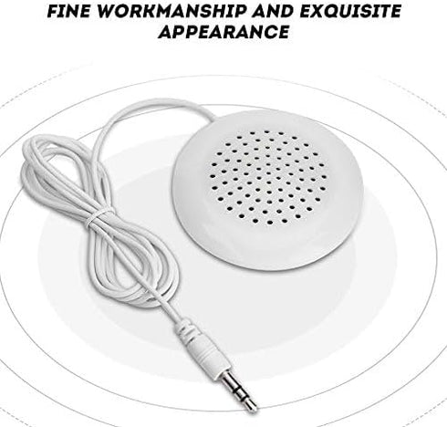 Portable 3.5mm External Speakers, Plug in Speaker with Audio Cable, Energy Saving Mini Speaker for MP3, MP4
