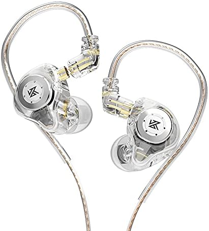 KZ EDX PRO Wired Earbuds, HiFi Deep Bass 1DD Wired Ear Buds with 10mm Dynamic Driver Over Ear Headset and Detachable