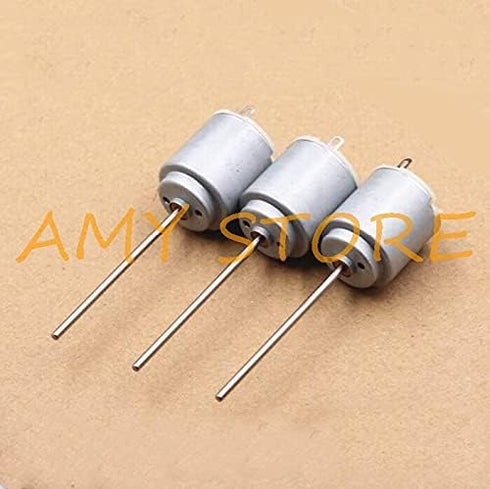 Generic 1Pc R140 46mm 12V 3000RPM 150mA 24V Electric Round Motor Long Shaft DC Max DIY Car Toy Boat Plane Car Model
